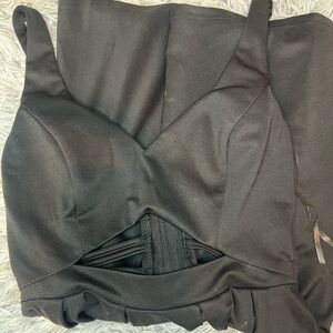 Black mini formal dress